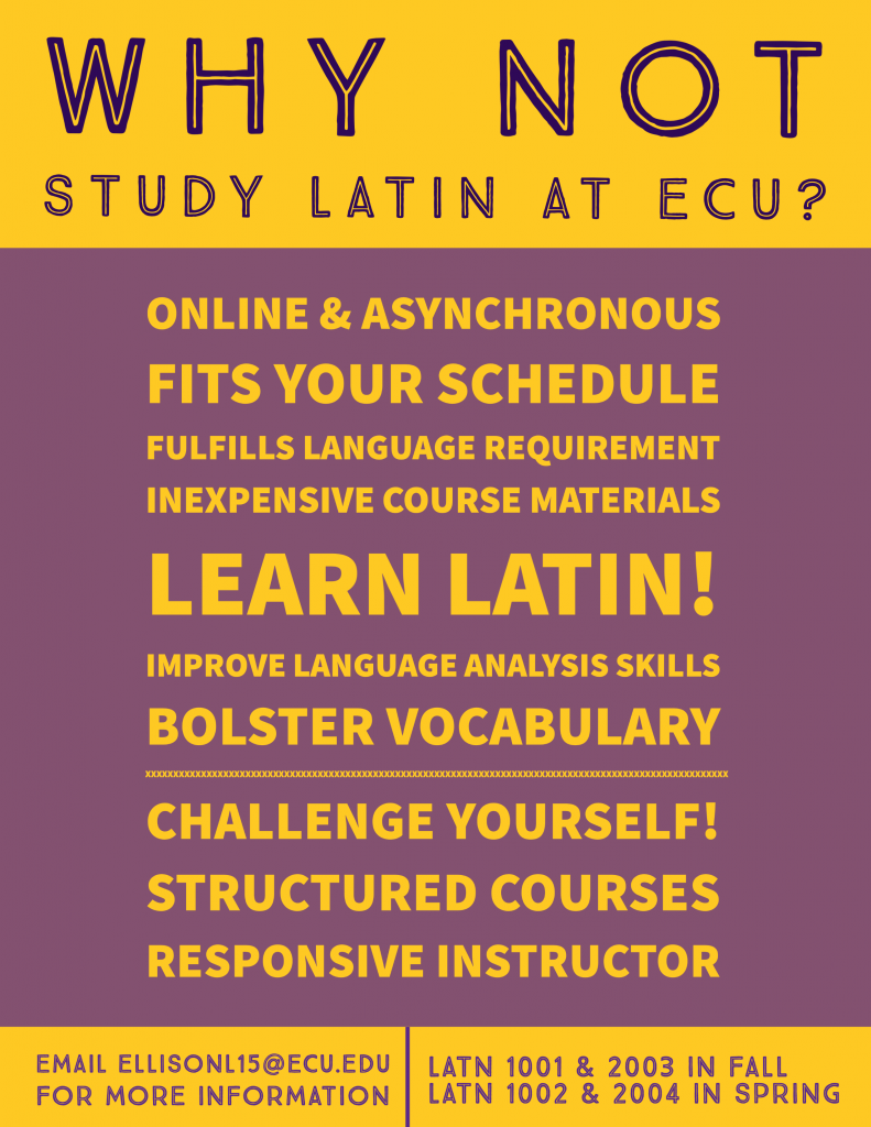 Ecu Spring 2022 Schedule Schedule Of Courses | Foreign Languages & Literatures | Ecu