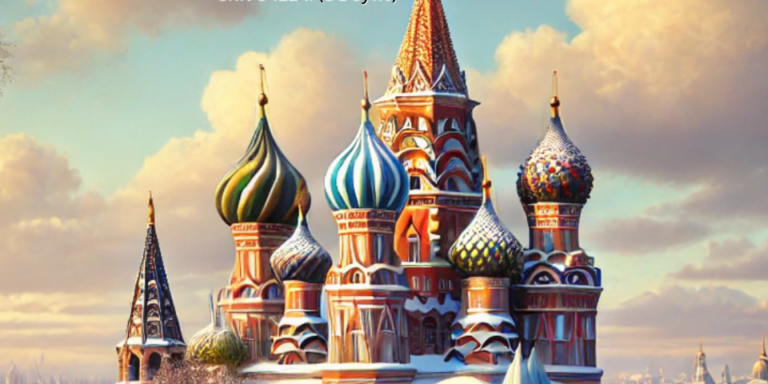 Course flyer for spring 2025 RUSS 1002; Russian II Study Russian culture and language with us! Dr. Justin Wilmes RUSS 1002 CRN 34220: MWF 11-11:50 a.m. CRN 34224: (DE Sync)